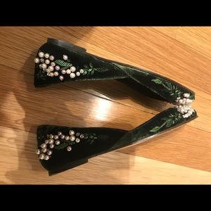 Valentino Garavani velvet ballet flats